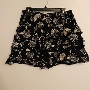 Old Navy Butterfly Print Ruffle Skirt